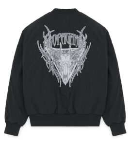 PROPAGANDA Triangle Deer Bomber Jacket Black Men