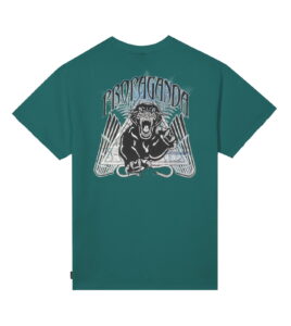 PROPAGANDA Triangle Panther Tee Petrol