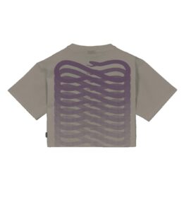 PROPAGANDA Ribs Cropped Tee Sand Woman