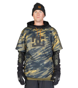 DC Dryden Felpa Angle Tie Dye Ivy Green