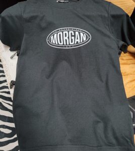 MORGAN Oval Logo Boy Tee Black
