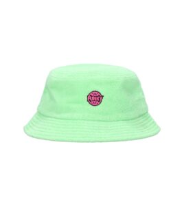 FUNKY Logo Bucket Black Light Green