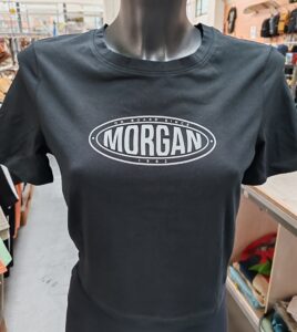 MORGAN Crop Womens Tee Black