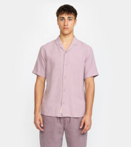 REVOLUTION Camicia Cuban Shirt Purple