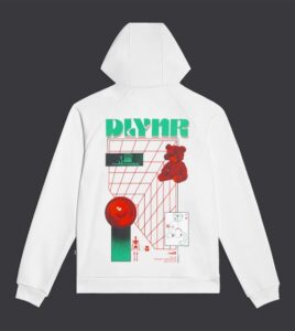 DOLLY NOIRE  Cy-Bear Hoodie White