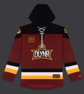 DOLLY NOIRE GOAT  Hockey Hoodie Bordeaux