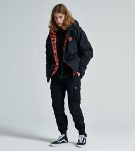 DOLLY NOIRE Bosco Pattern Jacket Hoodie Zip