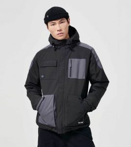 Dolly Noire Full Zip Black Jacket