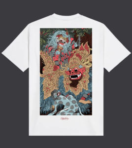 DOLLY NOIRE Barong And Rangda Tee White