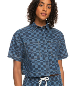 ROXY Blue Wave Club Printed Shirt