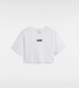 VANS Flying Crop Tee White