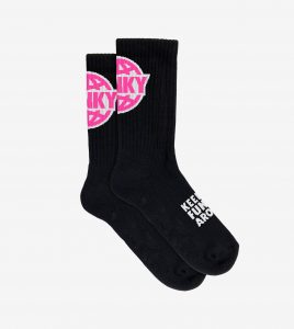 FUNKY Logo Socks Black