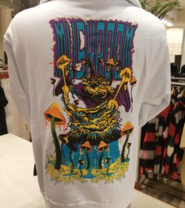 MUSHROOM Felpa Magician Hoodie Bianco