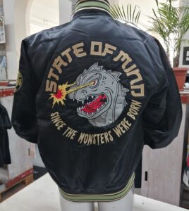 5TATE of MIND Bomber Godzilla Black