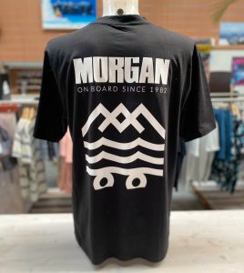MORGAN LOGO Tall Tshirt Black