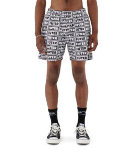 IUTER Panel Swim Trunk White