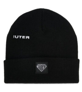 IUTER Logo Beanie Black