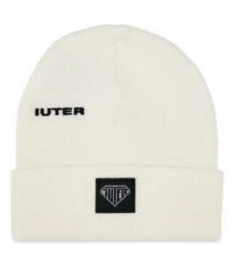IUTER Logo Beanie White