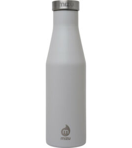 MIZU S4 Borraccia isolante 400ml con tappo in acciaio inossidabile, Enduro Grey