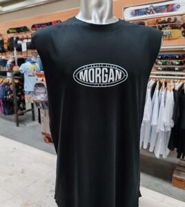 MORGAN Oval Logo Tank Black