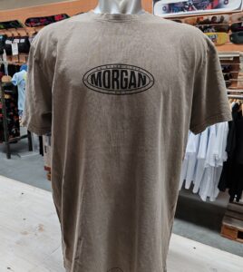 MORGAN Oval Washed Tee Khaki