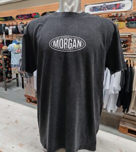 MORGAN Oval Washed Tee Black