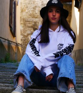 MORGAN TEAM HOODIE Felpa Cap White