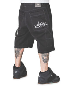 BLUESKIN Bermuda Baggy Logo White Black