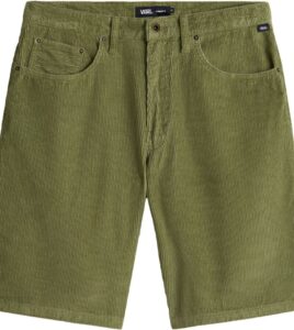 VANS Check-5 Baggy Corduroy Short Green