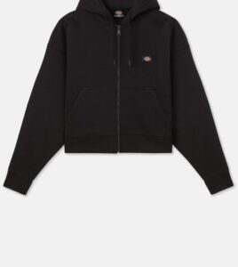 DICKIES Hoodie Oakport Zip Black Donna