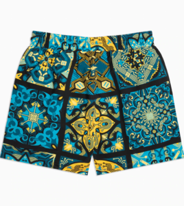 DOLLY NOIRE Maioliche Blu Swimshorts