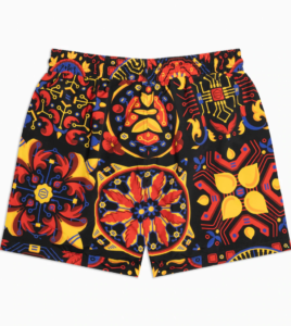 DOLLY NOIRE Maioliche Rosse Swimshorts