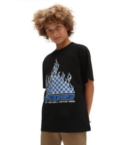 VANS Reflective Checkerboard Tee Bambino