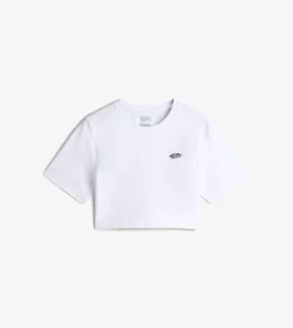 VANS Style 76 II Crop Tee White