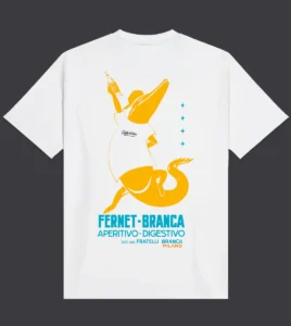 DOLLYNOIRE x FERNET-BRANCA Fernandito Tee White