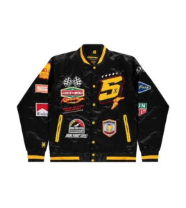 5tate of Mind "50 Racing" Bomber Jacket Black Men