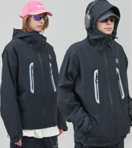 SNOWALL FBI Waterproof Jacket Black Unisex