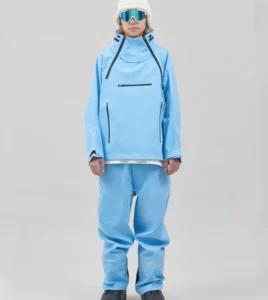 SNOWALL Shell Jacket Waterproof Samurai Celestial Light Blue Unisex